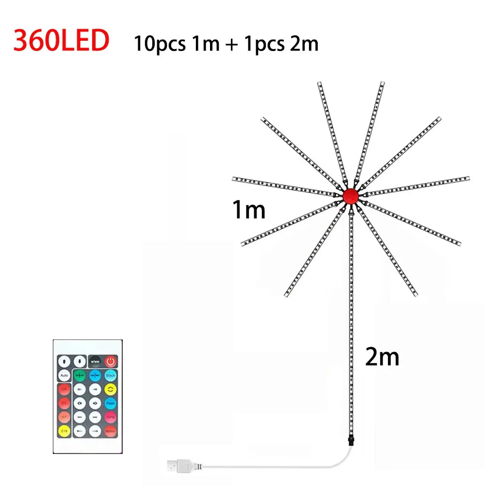 Music Sync Starburst Lights ๐ถ