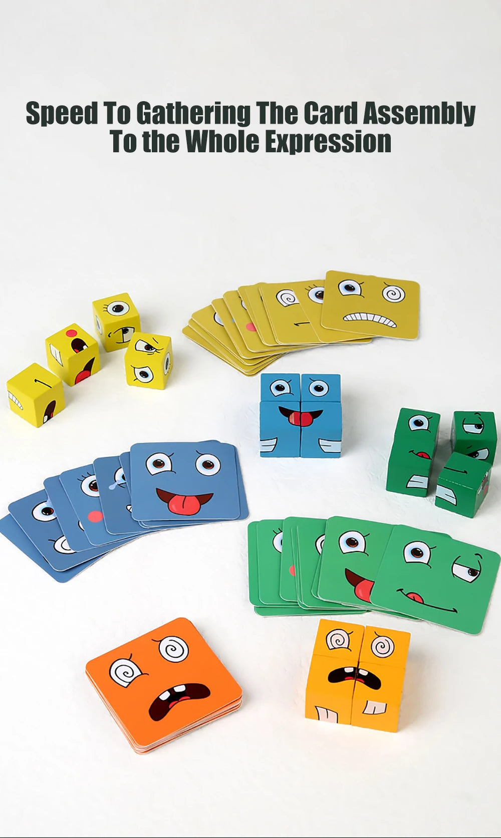 Family Fun Face Puzzle Block Game