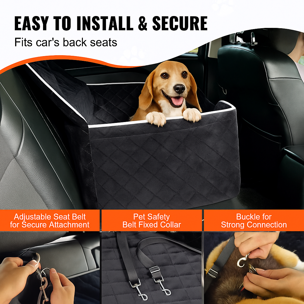 Luxury Dog Booster Car Seat