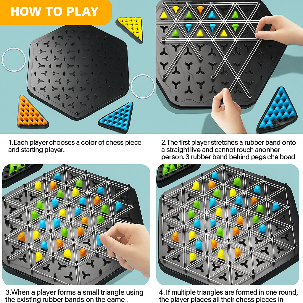 Triangle Chess™ Duel Board Game