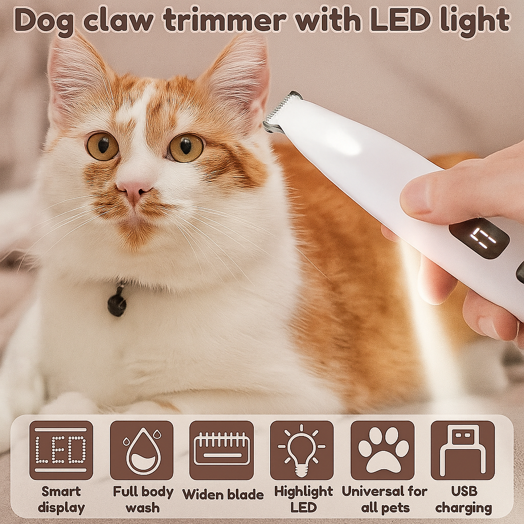 LED Pet Claw Trimmer