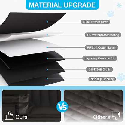 Hard bottom seat cover + Free belt