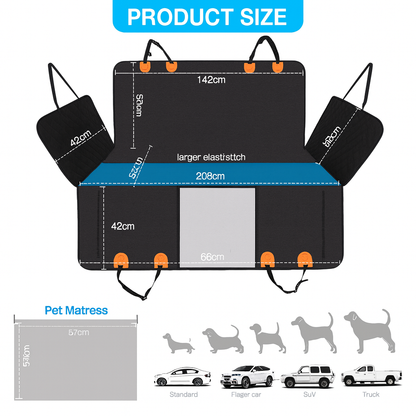Hard bottom seat cover + Free belt