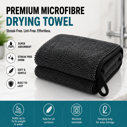 AussieShine™ 3-in-1 Miracle Drying Cloth