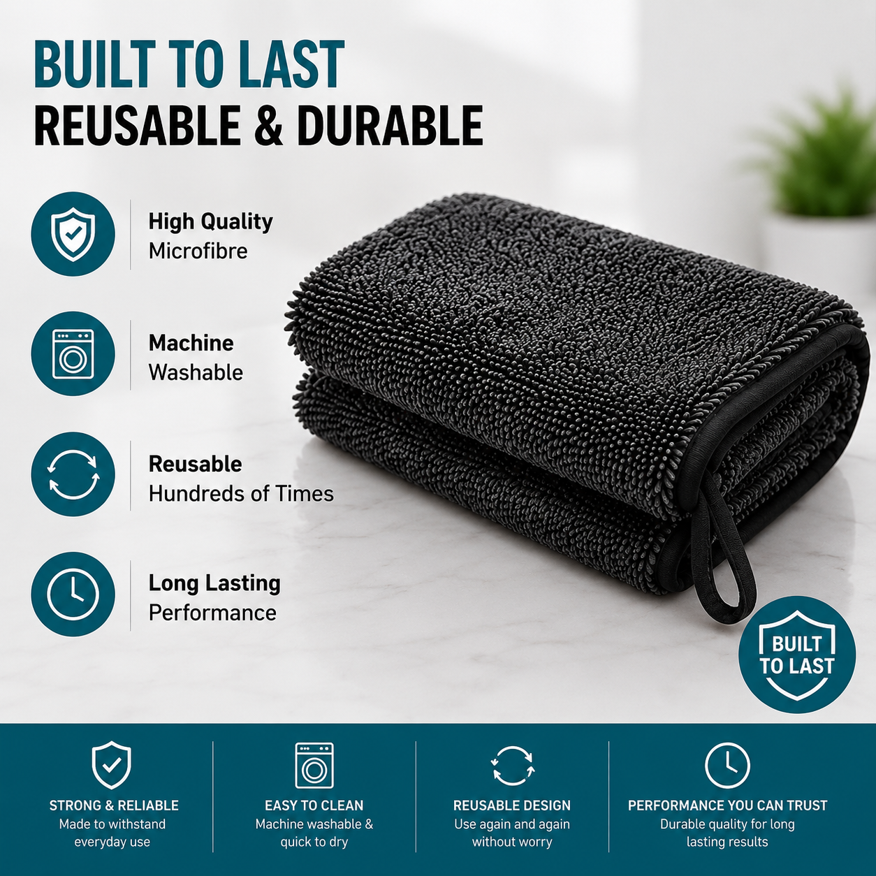 AussieShine™ 3-in-1 Miracle Drying Cloth