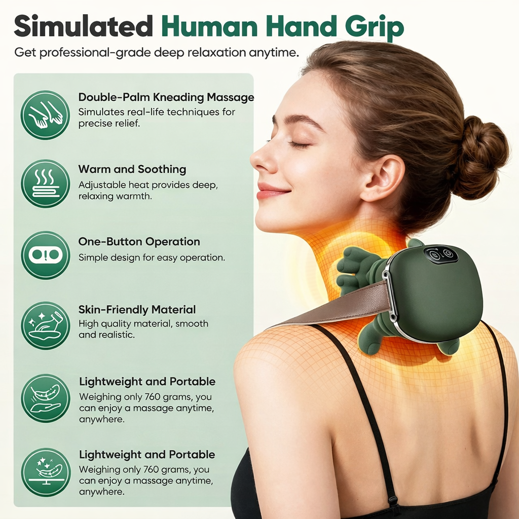 ComfortPulse Pro Neck Relief Massager
