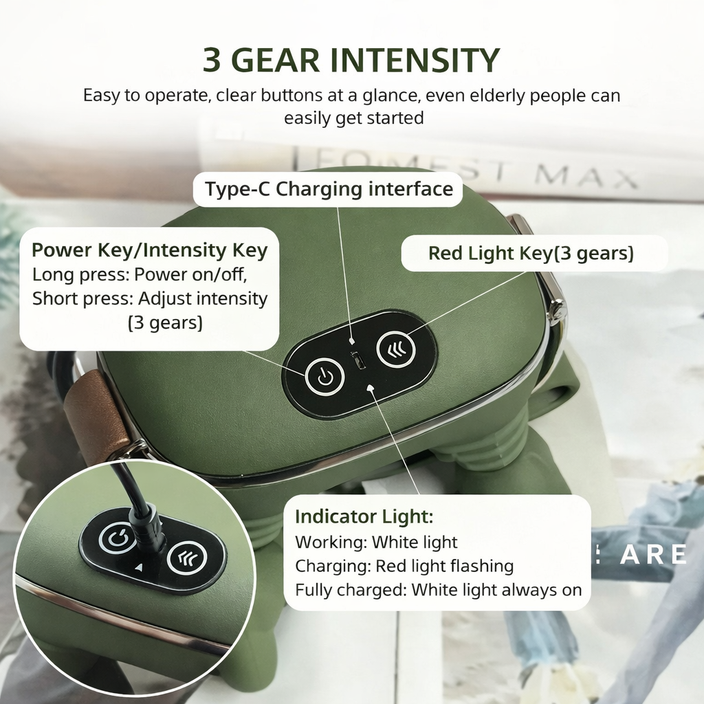 ComfortPulse Pro Neck Relief Massager