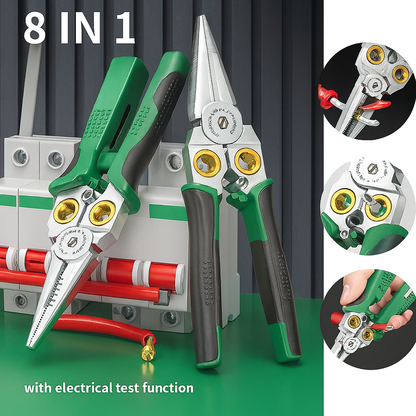 8-in-1 Pliers & Wire Stripper