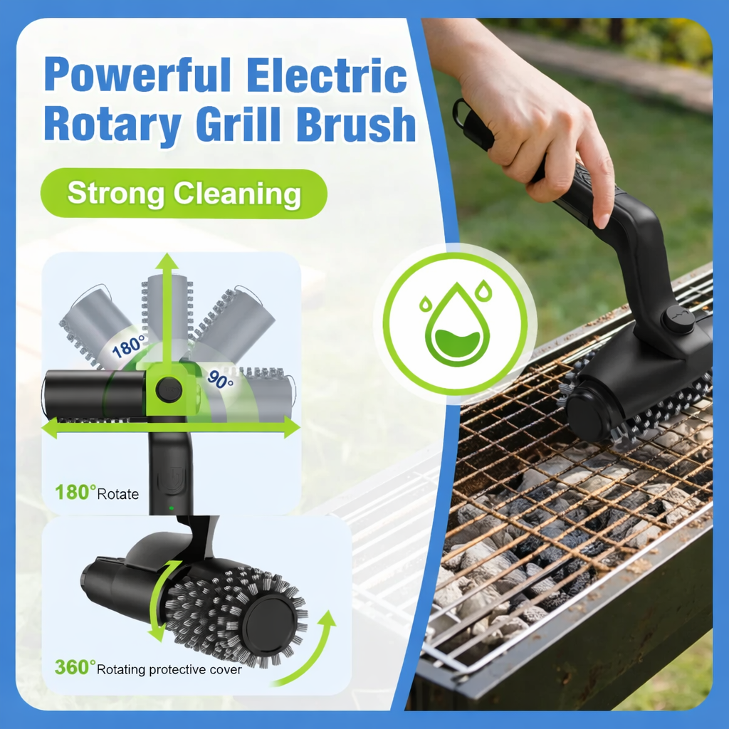 GrillMaster Pro Quick PowerScrub Cleaner