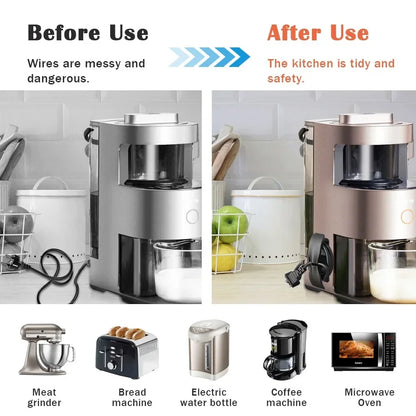 Cord Organizer For Kitchen Appliances