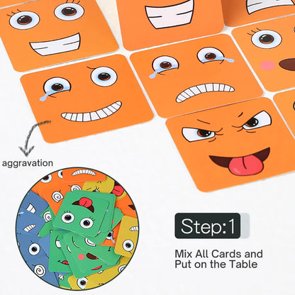 Family Fun Face Puzzle Block Game