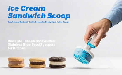 Sandwich style ice-cream scoop