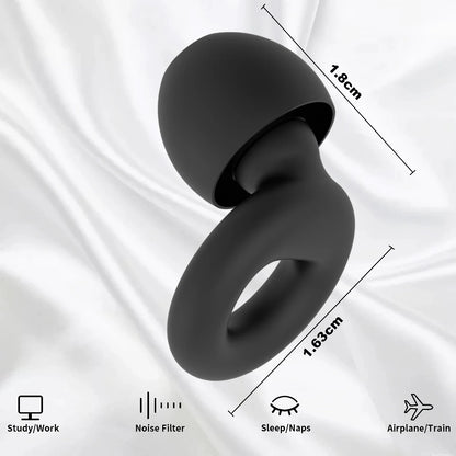 Silicone Noise-Canceling Earplugs