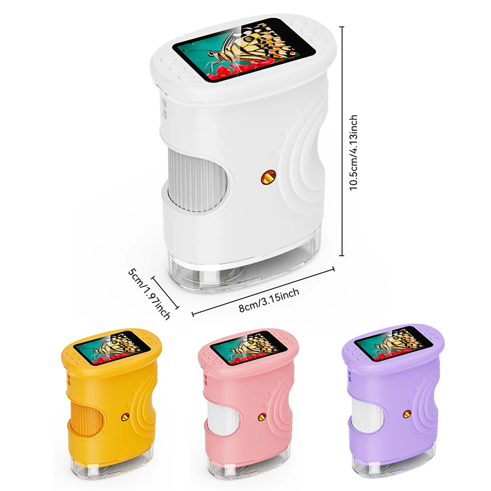 1000X Handheld Microscope for Kids