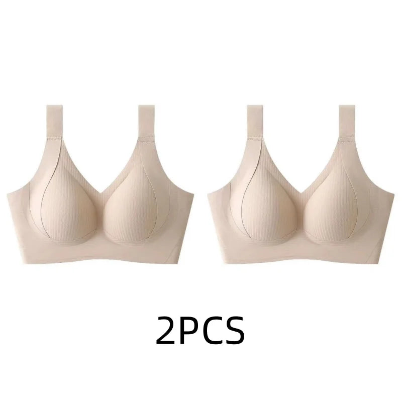 Women's Ribbed Push Up Bra