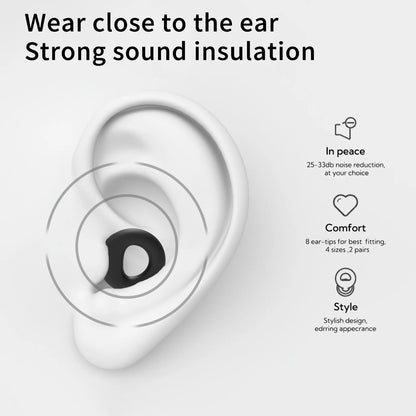 Silicone Noise-Canceling Earplugs