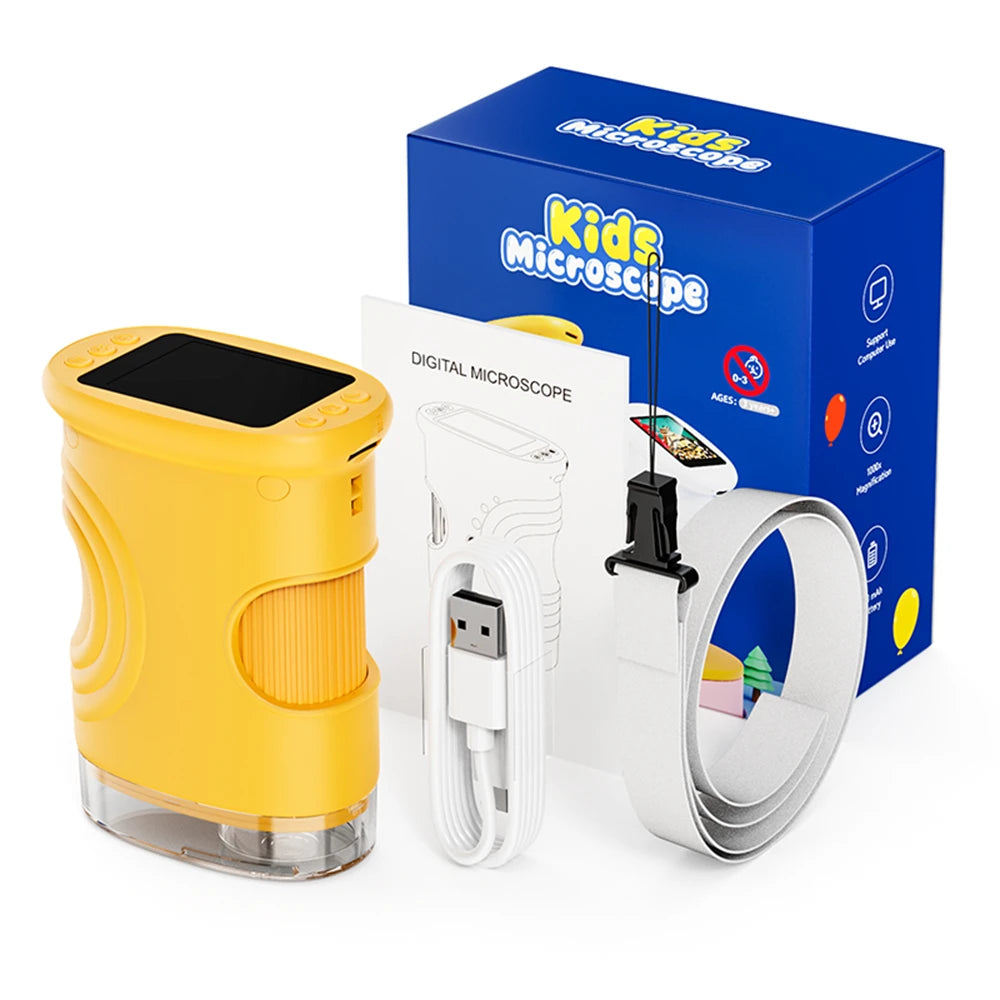 1000X Handheld Microscope for Kids