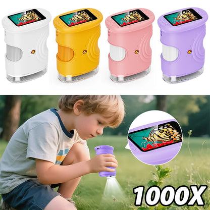1000X Handheld Microscope for Kids