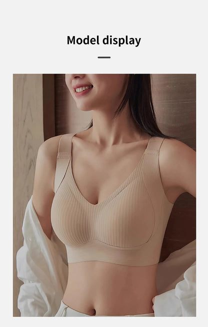 Women's Ribbed Push Up Bra