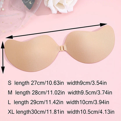 Seamless Strapless Push‑Up Bra