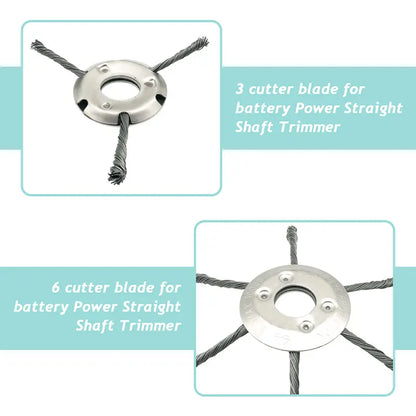 6 inch Steel wire Trimmer Head