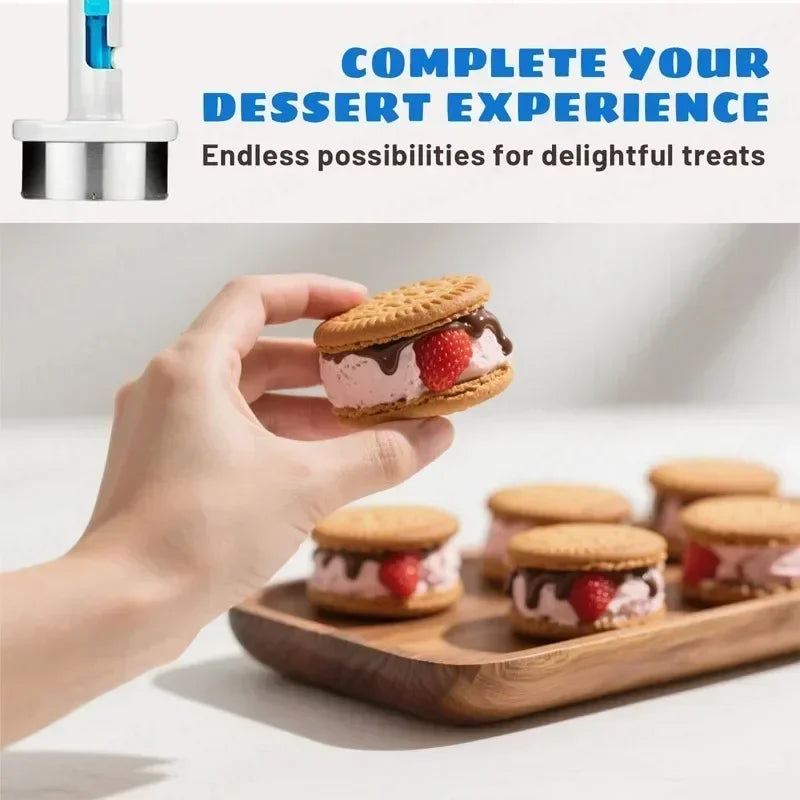 Sandwich style ice-cream scoop