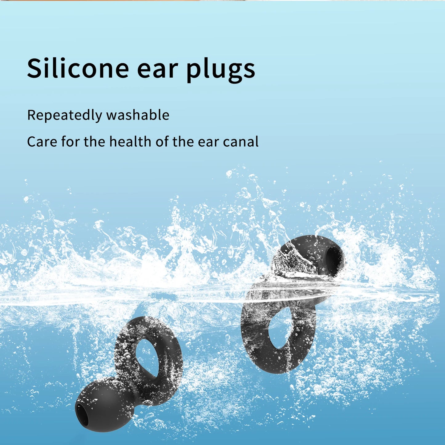 Silicone Noise-Canceling Earplugs