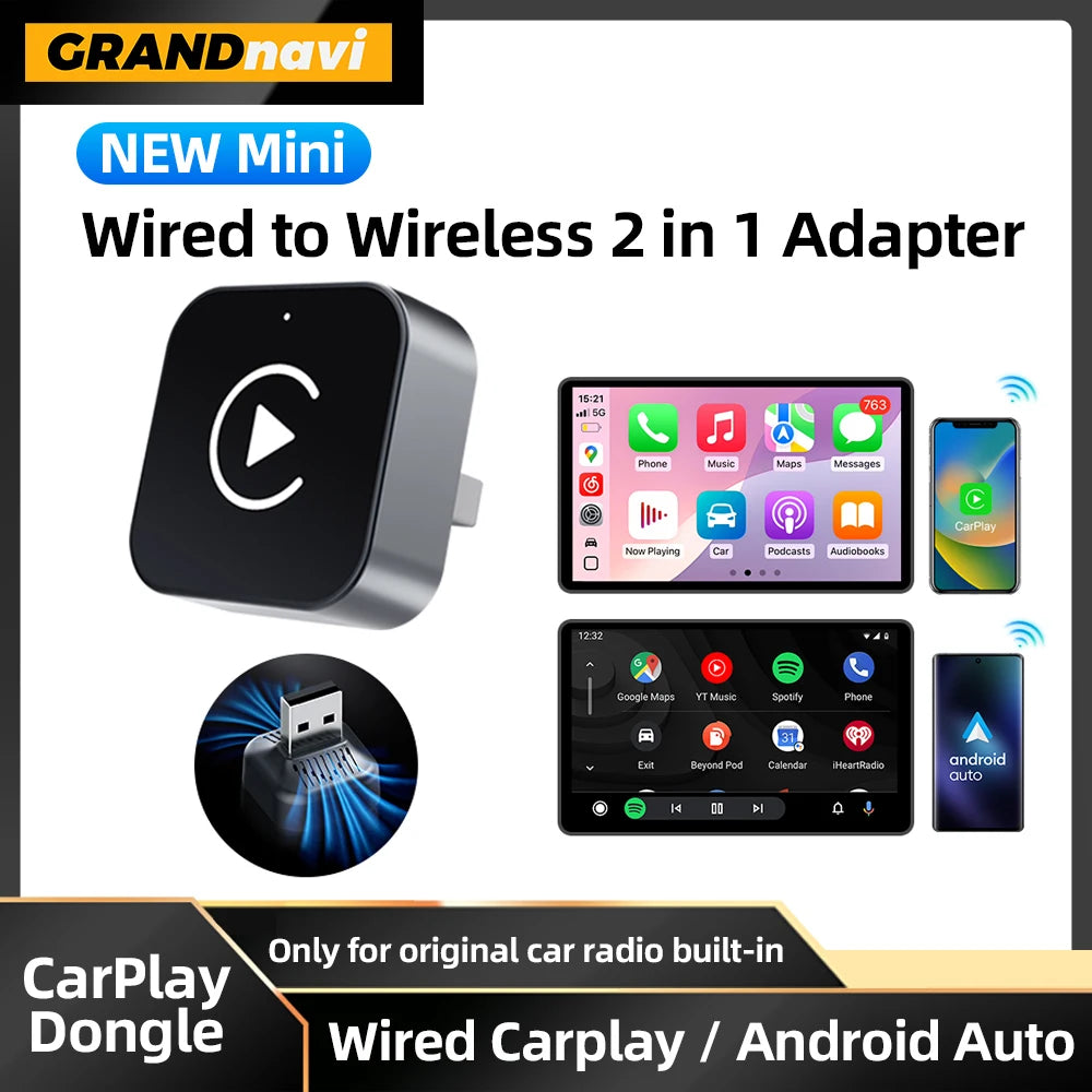 2IN1 Wireless CarPlay