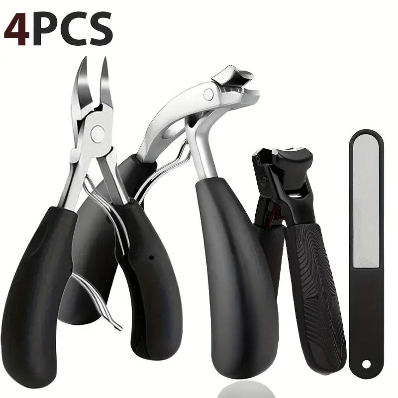 Stainless Steel Nail Clippers 4pcs Set