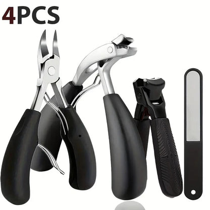 Stainless Steel Nail Clippers 4pcs Set