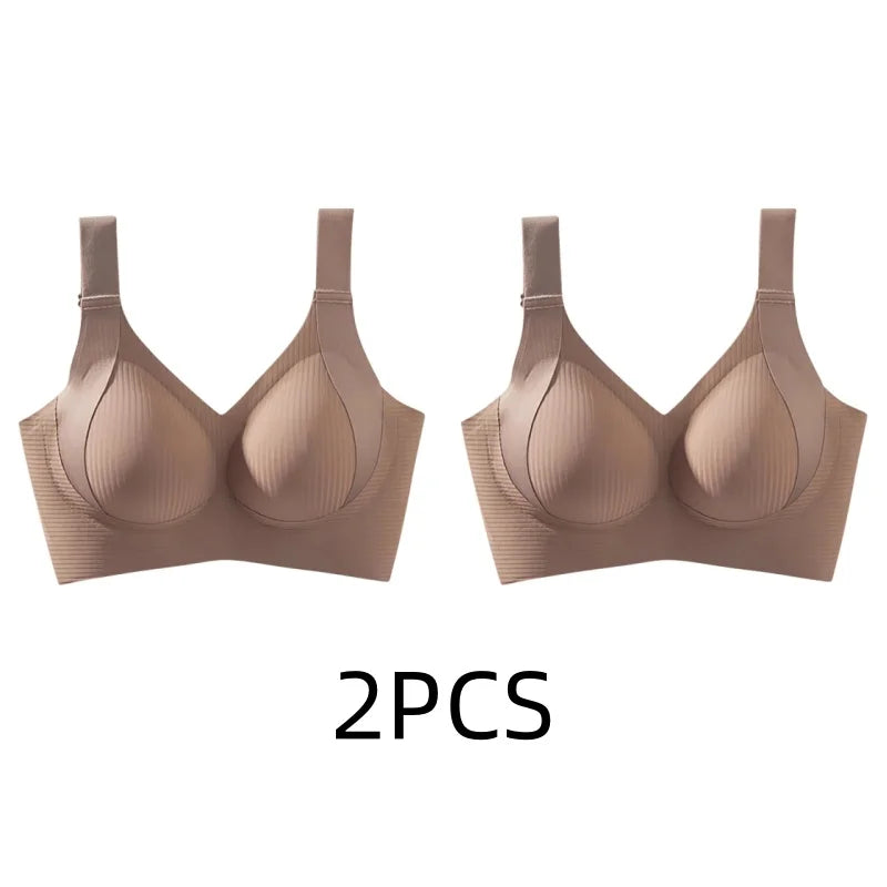 Women's Ribbed Push Up Bra