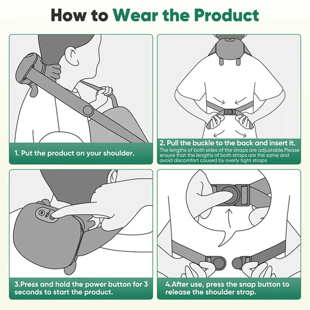 ComfortPulse Pro Neck Relief Massager