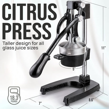 Heavy Duty Cast Iron Citrus Press