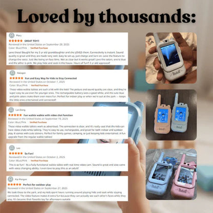 Premium Video Walkie Talkie Pair