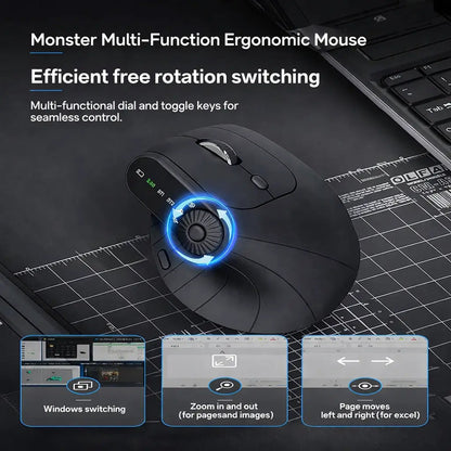 Elevate Pro Wireless Vertical Mouse