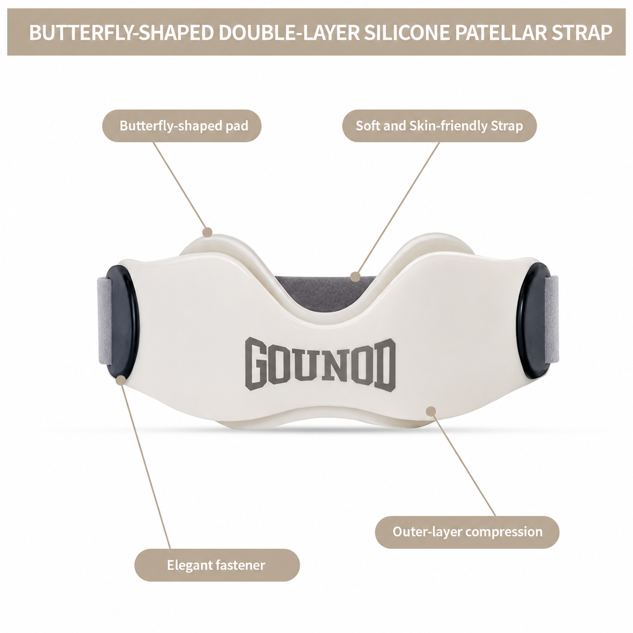 Active Knee Relief Strap Pair