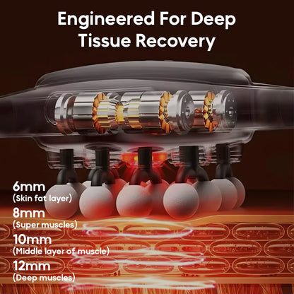 Deep Relief™ 16-Head Muscle Massage Gun