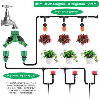 50M Hose Garden Irrigation System